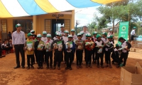 Chương trình Chính sách chi trả DVMTR đồng hành cùng học sinh đến trường tại Trường Tiểu học A Ma Khê – huyện Krông Búk.