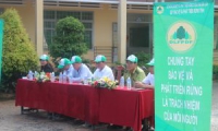Chương trình “Chính sách Chi trả DVMTR đồng hành cùng học sinh đến trường” năm 2018 tại các trường THCS trên địa bàn huyện Krông Năng.