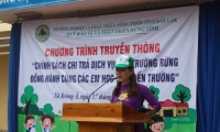 Buổi truyền thông “Chính sách chi trả DVMTR đồng hành cùng học sinh đến trường” tại Trường THCS Phan Đình Phùng