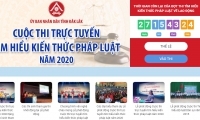 Giới thiệu Cuộc thi trực tuyến tìm hiểu kiến thức pháp luật năm 2020 tỉnh Đắk Lắk