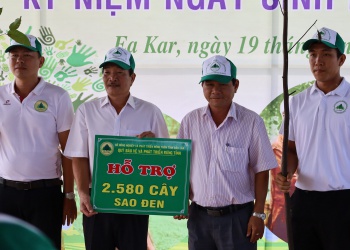 Khu tái định cư số 1 xã Cư Elang, địa điểm tổ chức Lễ phát động “Tết trồng cây đời đời nhớ ơn Bác Hồ” năm 2022 huyện Ea Kar