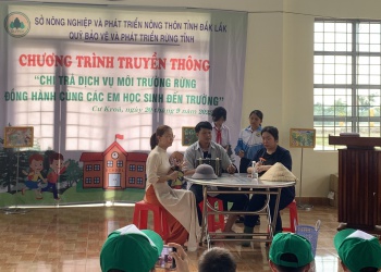 Buổi sinh hoạt ngoại khóa ý nghĩa tại Trường PTDT Bán trú THCS Võ Nguyên Giáp – xã Cư Króa, huyện M’Đrắk